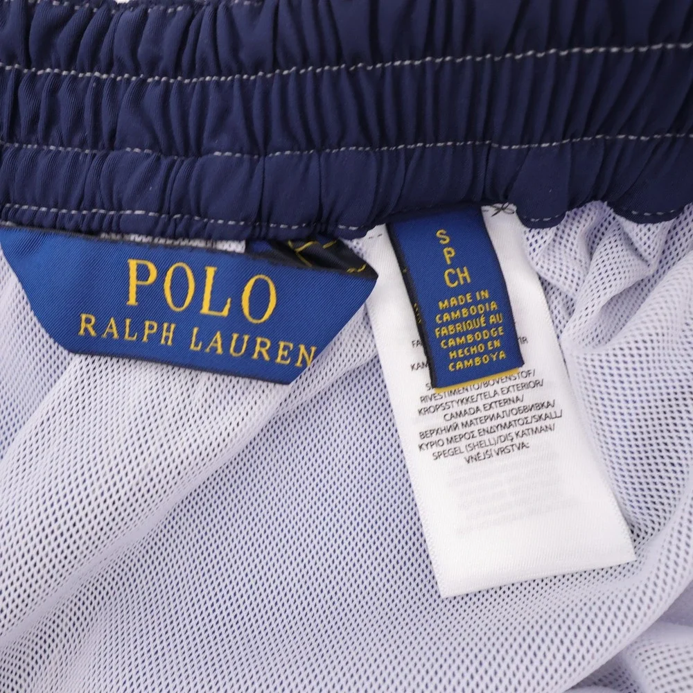 NEW Polo Ralph Lauren Cargo Board Shorts Blue Swim Trunks oMens Small
